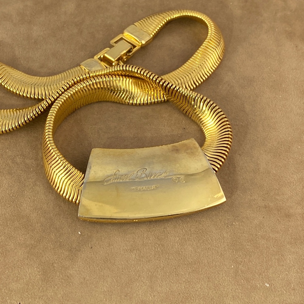 Laurel Burch Famlia Slider Gold Tone Necklace - Picture 6 of 9